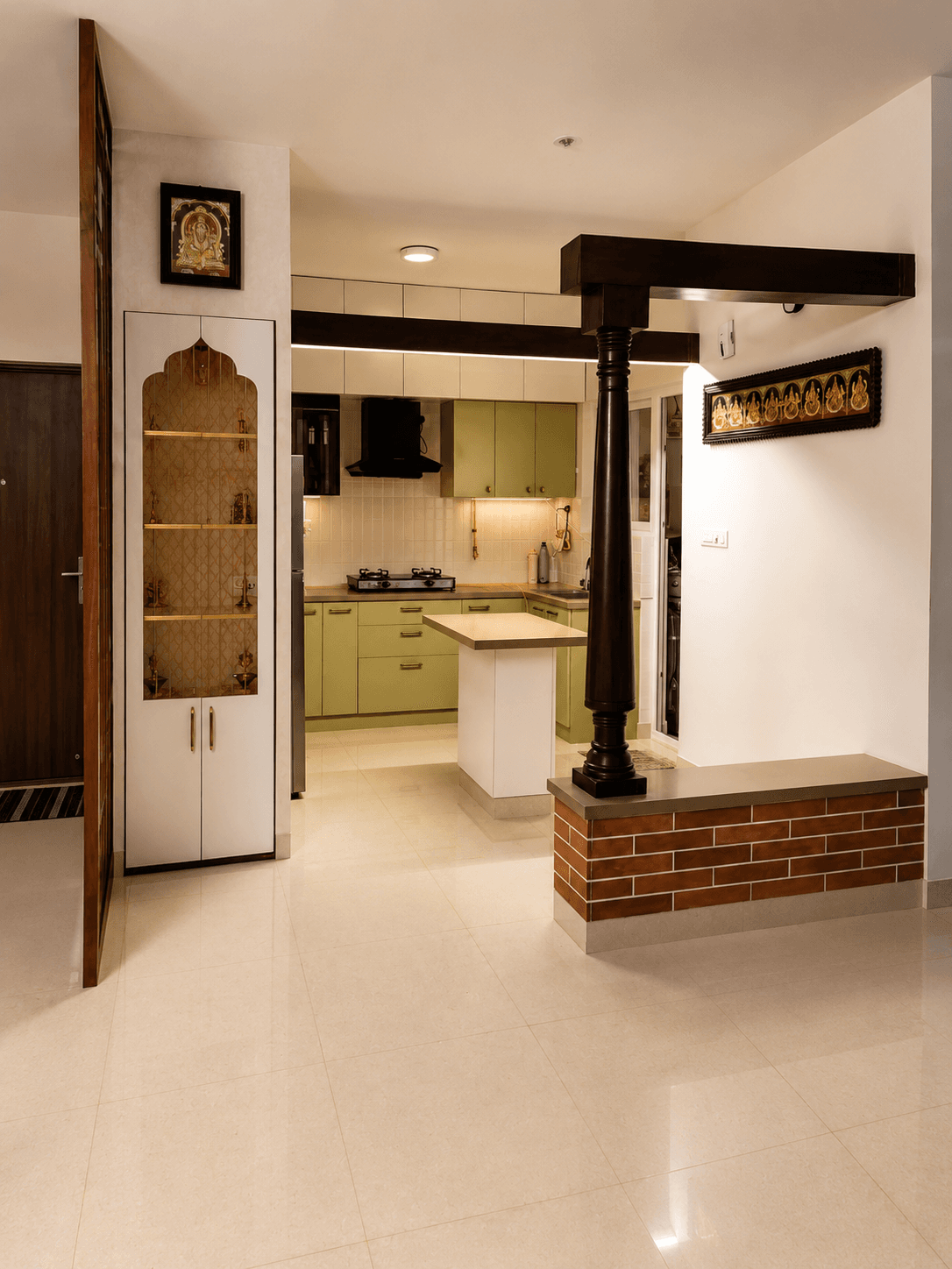 Warmth of a Quiet Space, a 2BHK apartment in Adarsh Greens, Bangalore